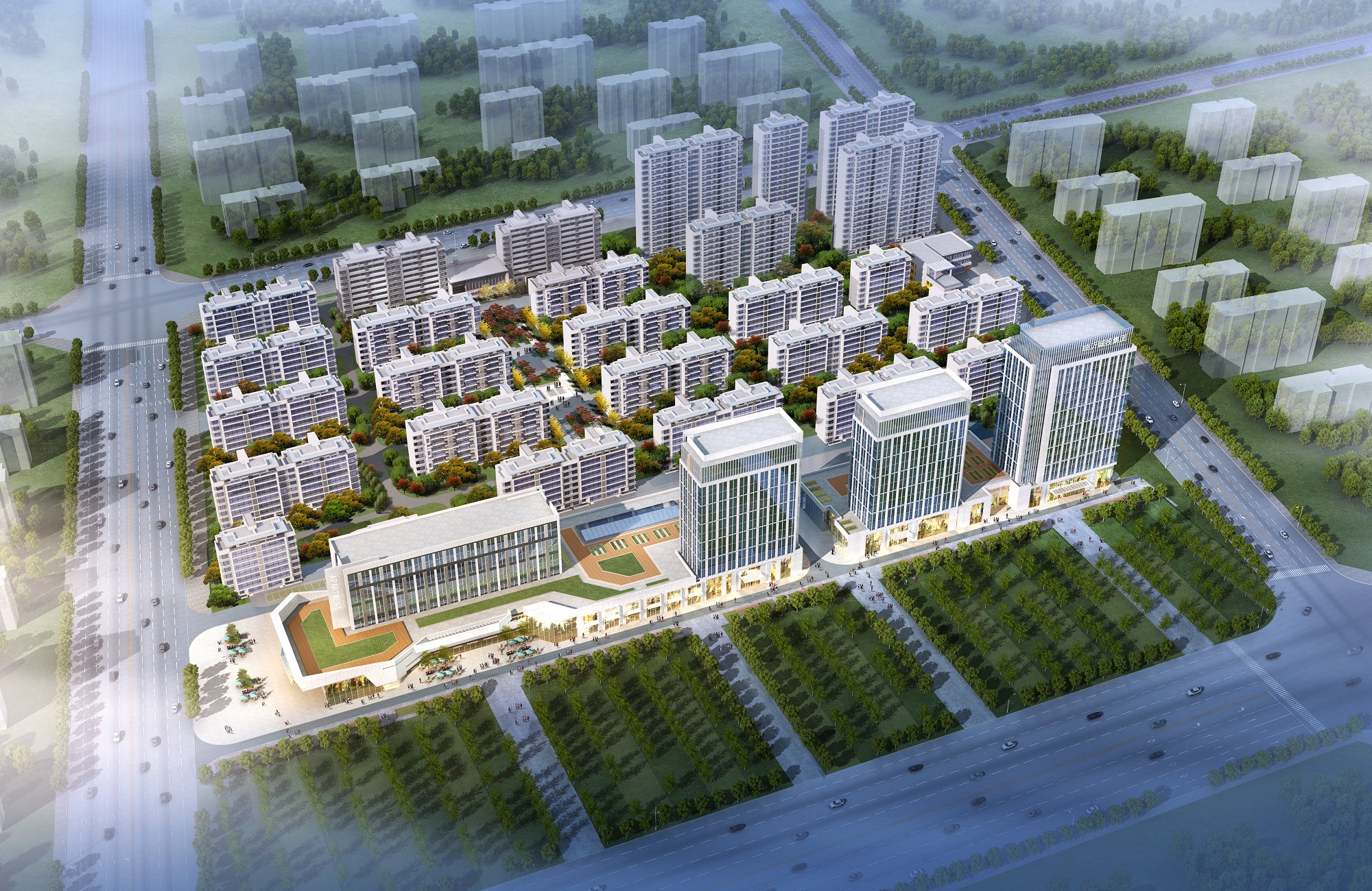 臨沂市北城新區(qū)創(chuàng)意產業(yè)園項目 建筑面積約165234